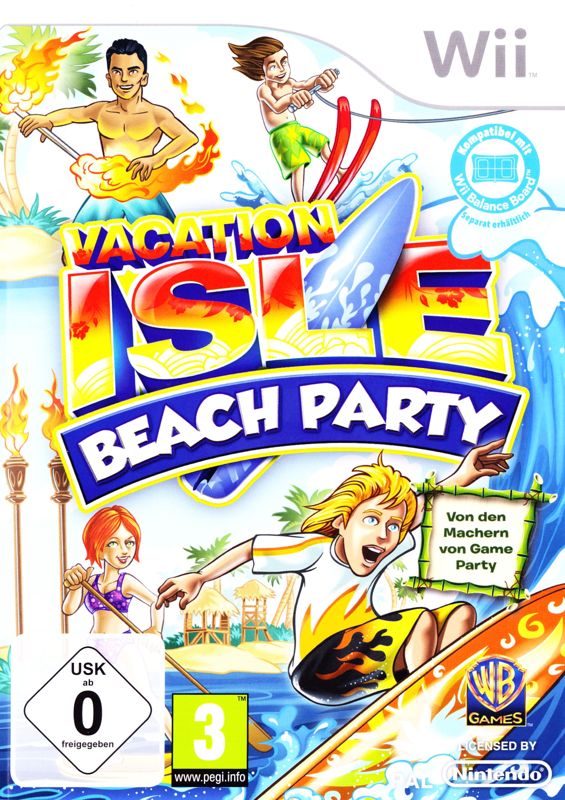 Vacation Isle: Beach Party box art for Wii